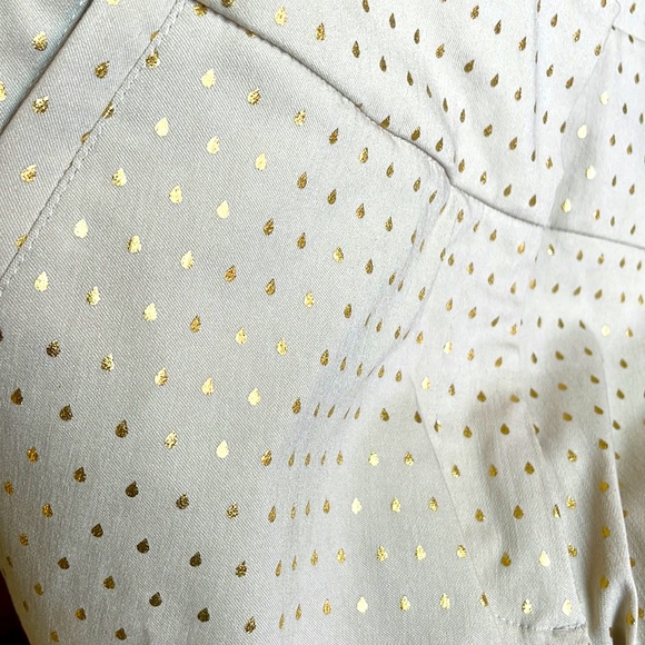 NWT Lane Bryant Golden Polka Dots Pant Size 14 - Picture 8 of 9